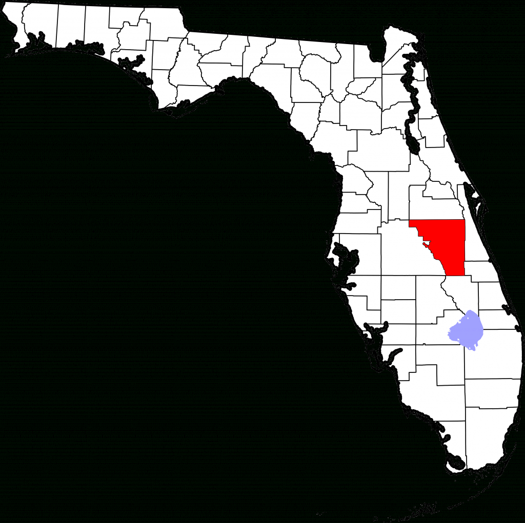 Fichier:map Of Florida Highlighting Osceola County.svg — Wikipédia - Map Of Osceola County Florida