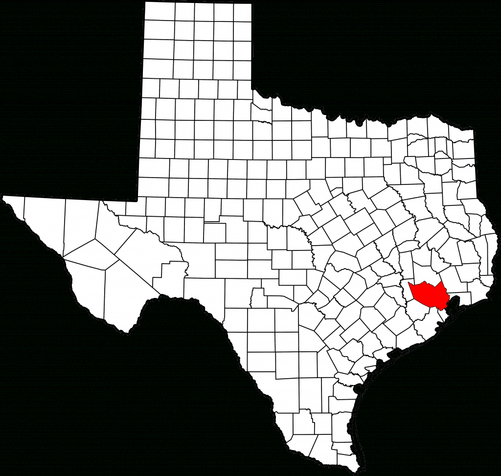 Fichier:map Of Texas Highlighting Harris County.svg — Wikipédia - Harris County Texas Map