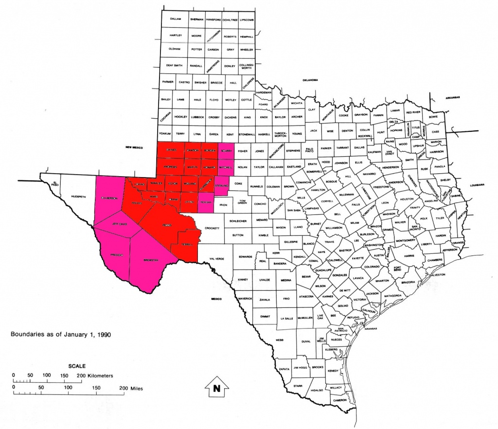 Fichier:map Of Texas Highlighting The Permian Basin — Wikipédia - Texas Arkansas Map