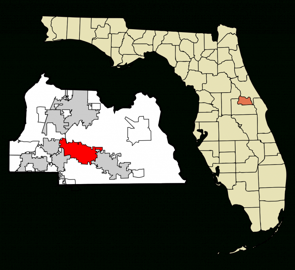 Fichier:seminole County Florida Incorporated And Unincorporated - Map Of Seminole County Florida