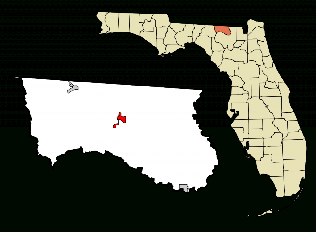 Fichye:hamilton County Florida Incorporated And Unincorporated Areas - Jasper Florida Map