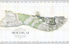 File:1897 Land Office Map Of The Island Of Molokai, Hawaii - Molokai Map Printable