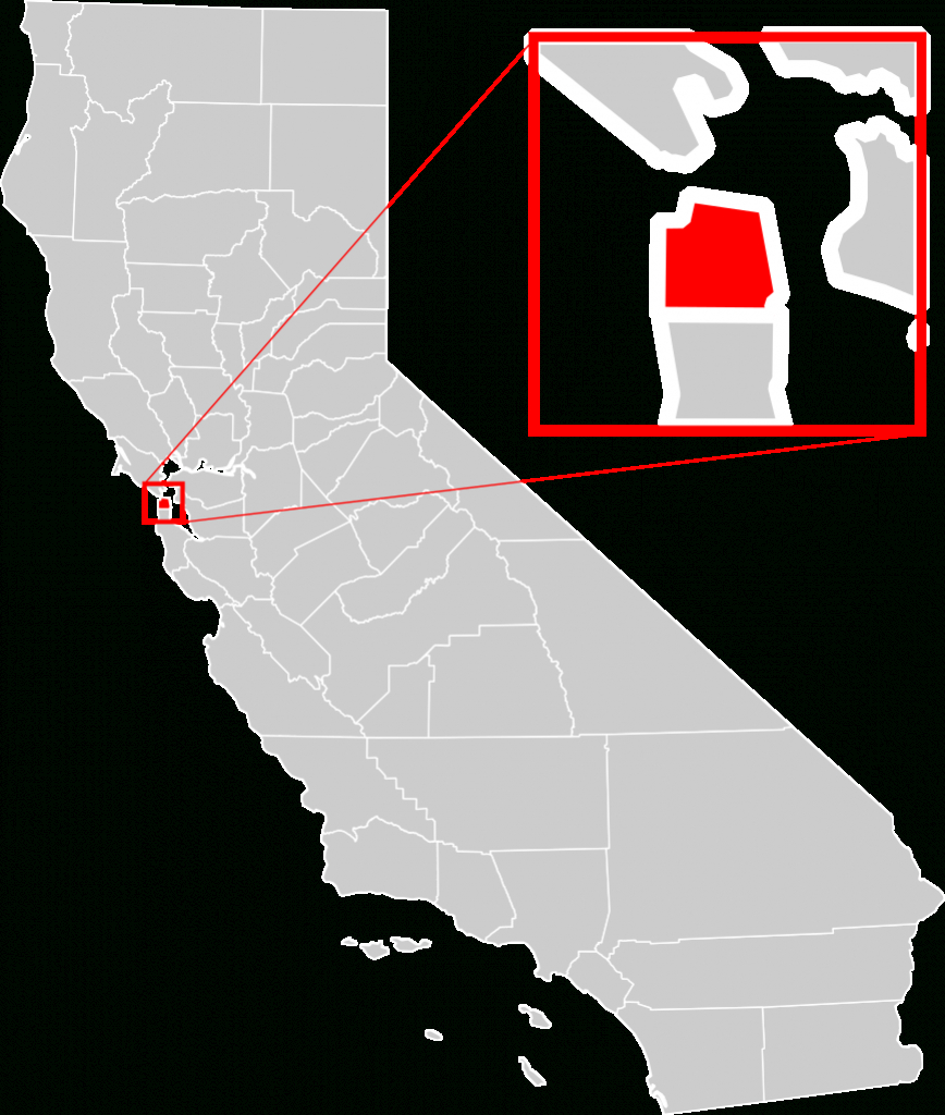 File:california County Map (San Francisco County Enlarged).svg - Map Of San Francisco Area California