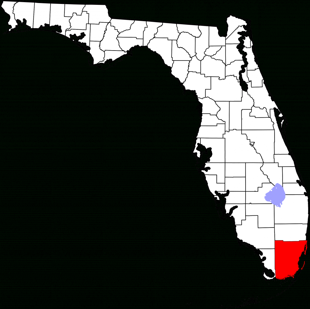 File:map Of Florida Highlighting Miami-Dade County.svg - Wikipedia - The Map Of Miami Florida