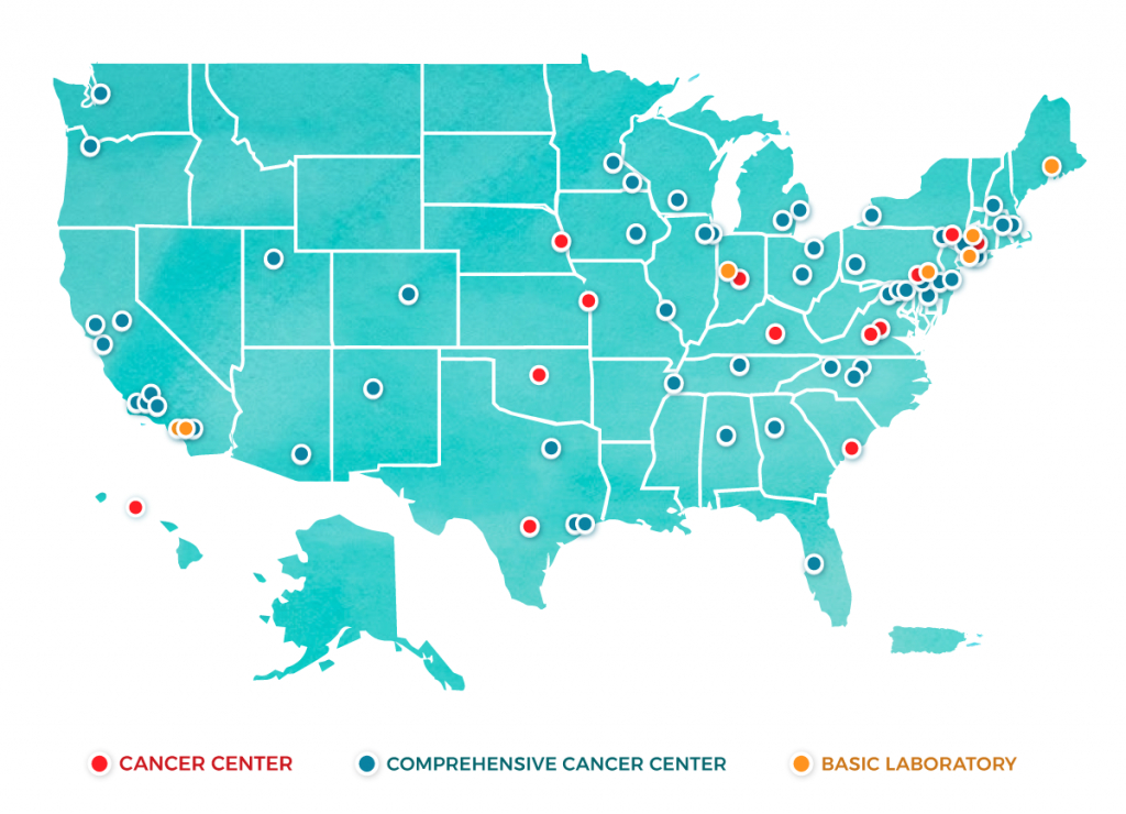 Find An Nci-Designated Cancer Center - National Cancer Institute - Kaiser Permanente Locations In California Map
