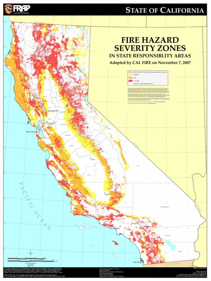 California Fire Zone Map
