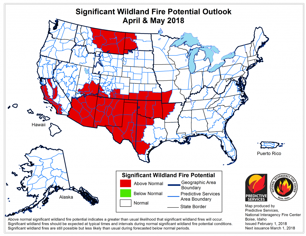 Fire Weather - Texas Active Fire Map