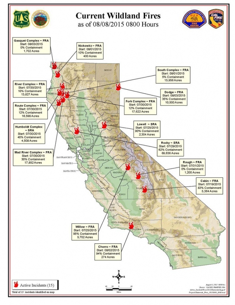 California Fire Map Right Now Printable Maps
