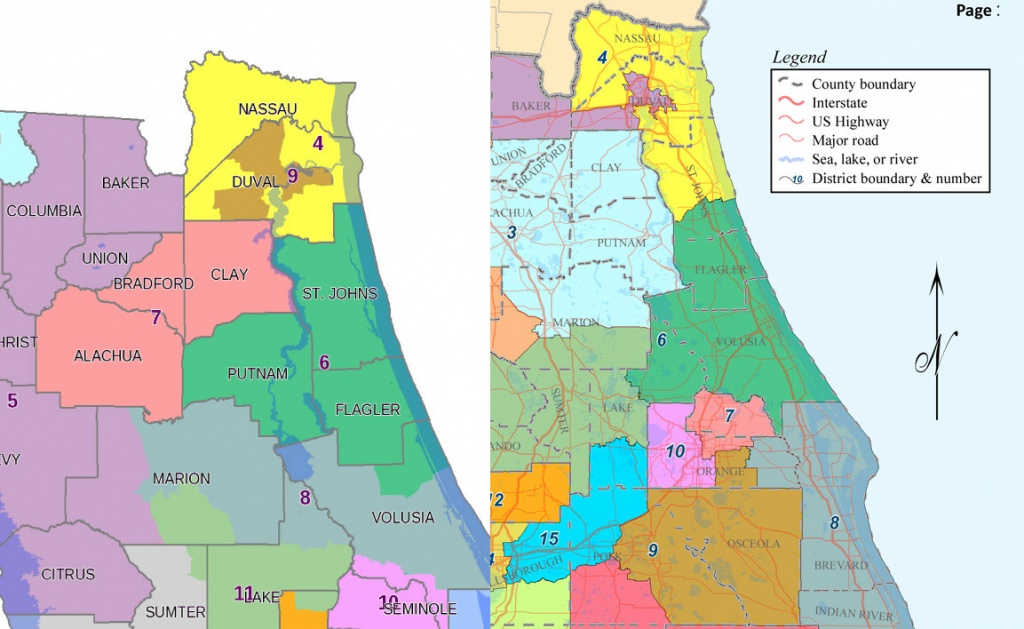 Flagler&amp;#039;s Congressional District Would Lose Putnam And Most Of St - Florida District 6 Map