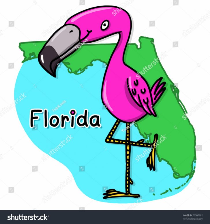 Florida Cartoon Map