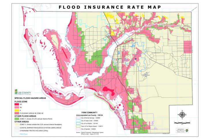 Flood Insurance Rate Map Cape Coral Florida