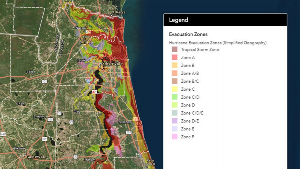 Flood Zones/evacuation Routes For Florida Counties - Flood Maps Gainesville Florida