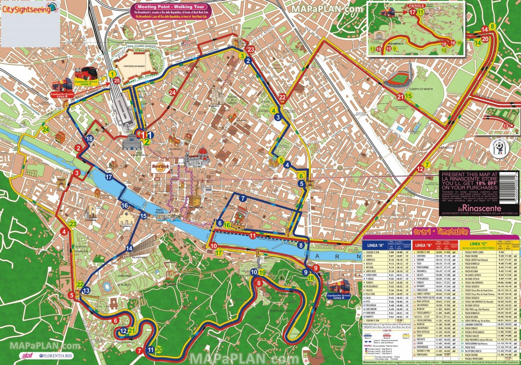tour map of florence