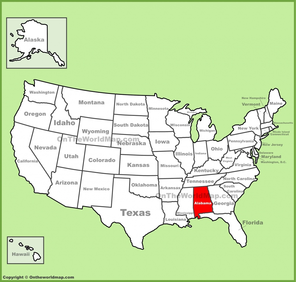 Florida Alabama Map And Travel Information | Download Free Florida - Map Of Alabama And Florida