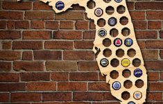 Florida Beer Cap Map - Florida Beer Cap Map