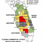Florida Citrus Producing Regions And Counties, 2006–2007 Source   Where Are Oranges Grown In Florida Map