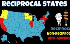 Florida Concealed Carry Reciprocity | How To Carry In 37 States - Florida Ccw Reciprocity Map 2018