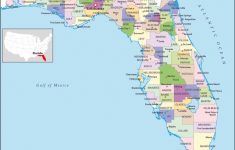 Florida County Map, Florida Counties, Counties In Florida - Map Of Florida Coastal Cities