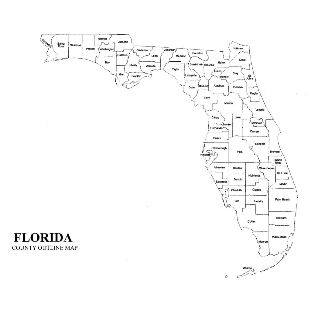 Florida County Maps And Travel Information | Download Free Florida - Florida County Map Printable