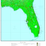 Florida Elevation Map   South Florida Topographic Map
