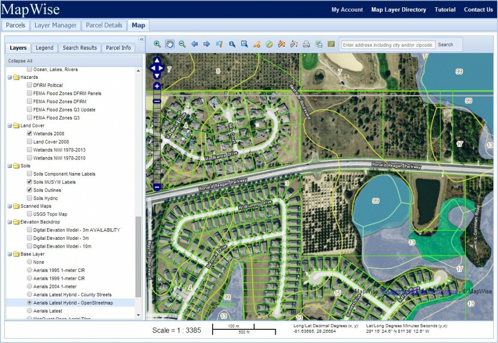 Florida Gis Mapping System For Real Estate Professionals - Florida Gis Map