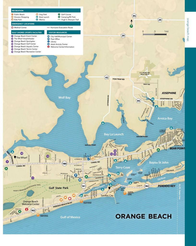 Gulf Shores Florida Map Printable Maps