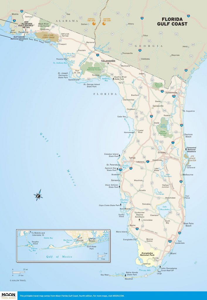 Florida Gulf Coast Beaches Map | M88M88 - Orange Beach Florida Map ...