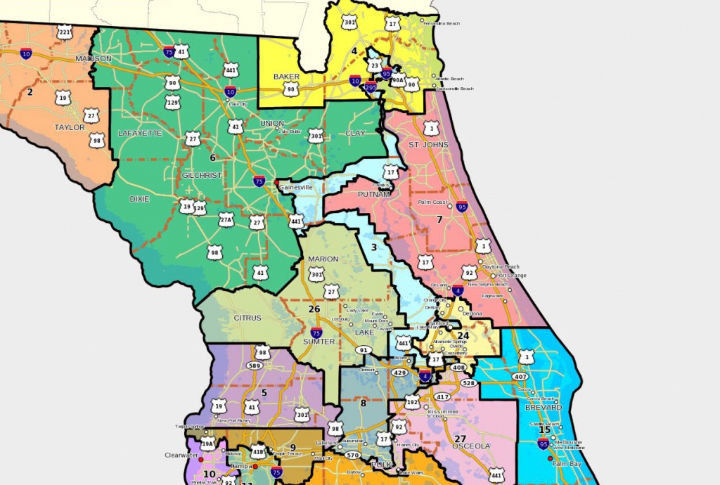 Florida House Releases Redistricting Lines Tuesday, Mapping Out - Florida State Representatives Map