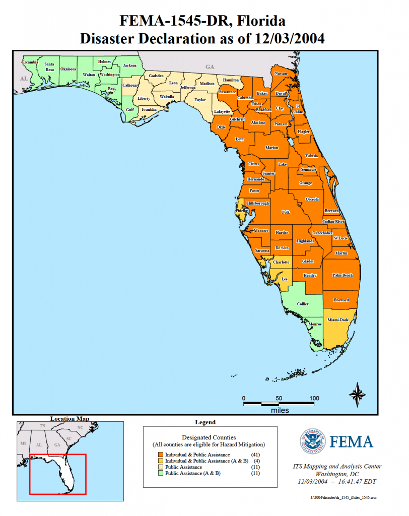 Florida Hurricane Frances (Dr-1545) | Fema.gov - Fema Flood Maps Indian River County Florida