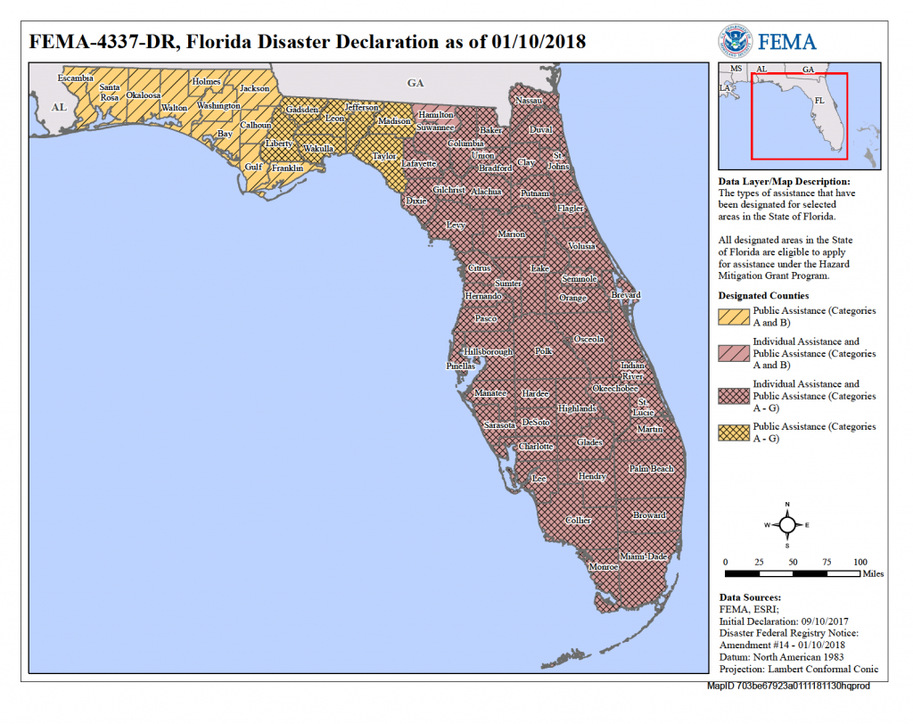 Florida Hurricane Irma (Dr-4337) | Fema.gov - Florida Hurricane Damage Map