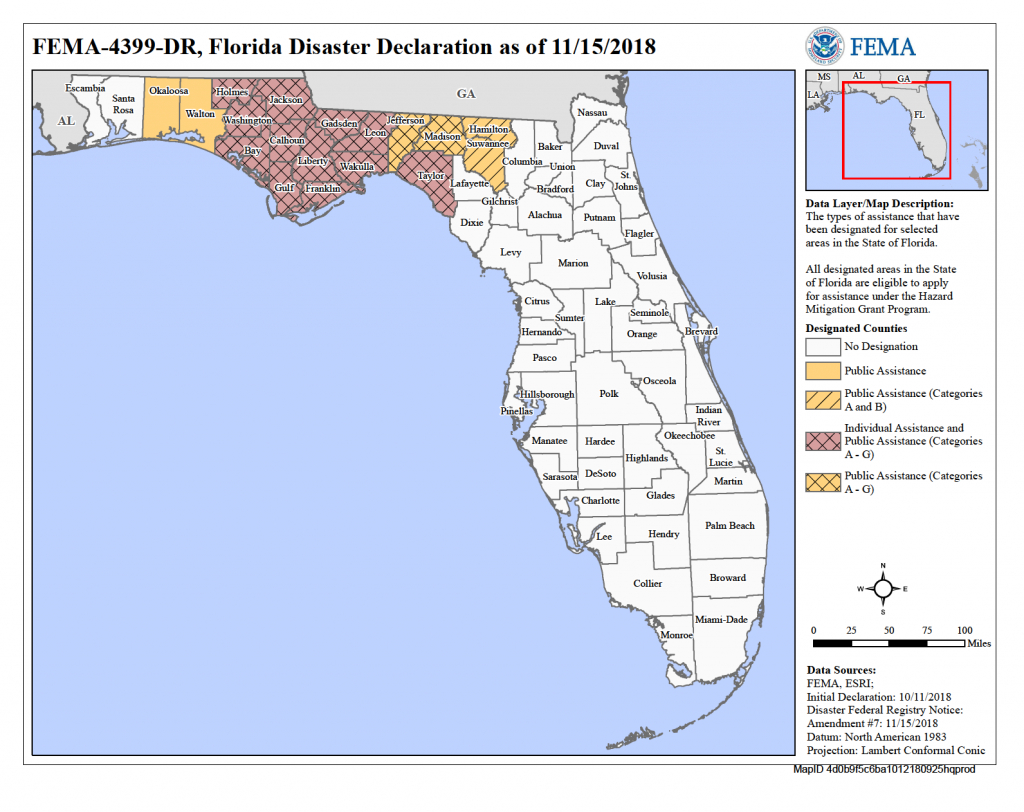Florida Hurricane Michael (Dr-4399) | Fema.gov - Florida Hurricane Damage Map