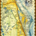 Florida Map Art Print C. 1893 | Etsy   Florida Map Art