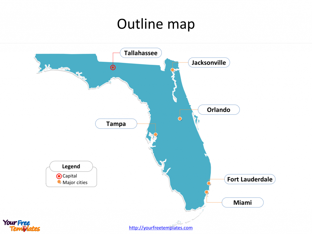 Florida Map Powerpoint Templates - Free Powerpoint Templates - Free Florida Map