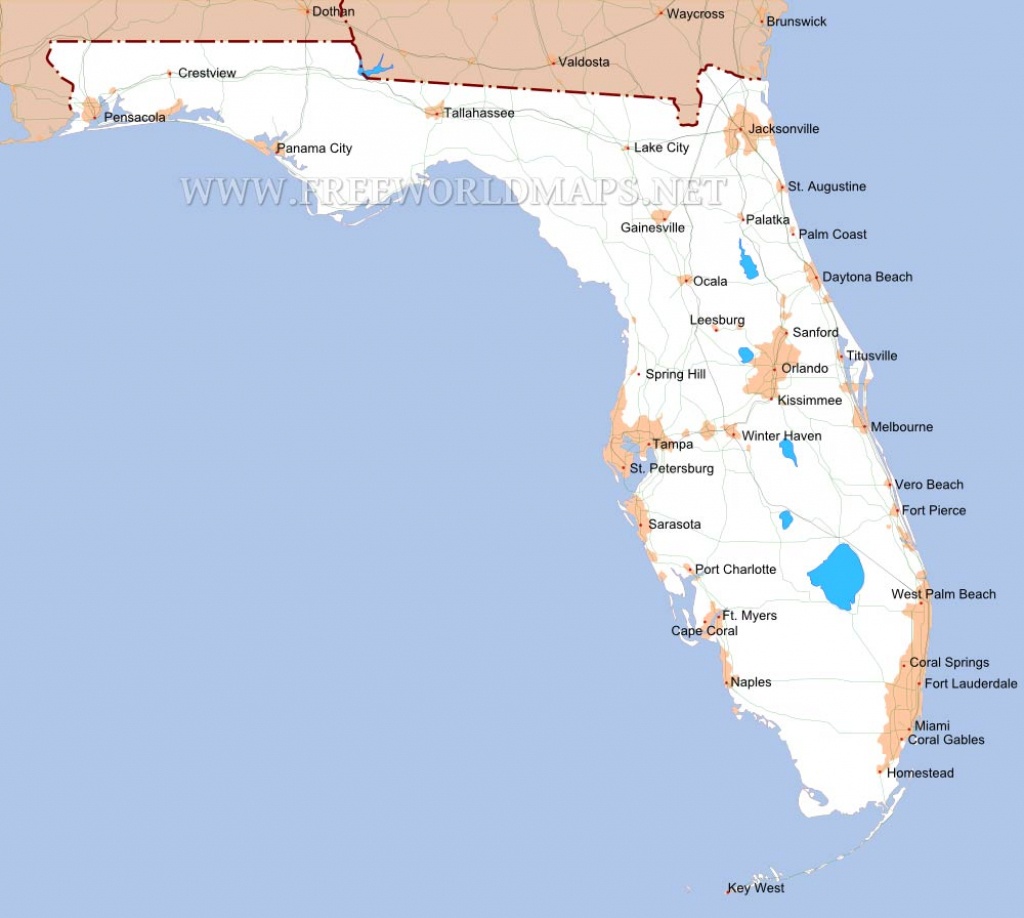 Florida Maps - Coral Gables Florida Map