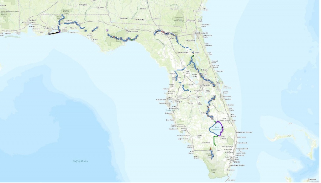 Florida National Scenic Trail - Home - Florida Hikes Map