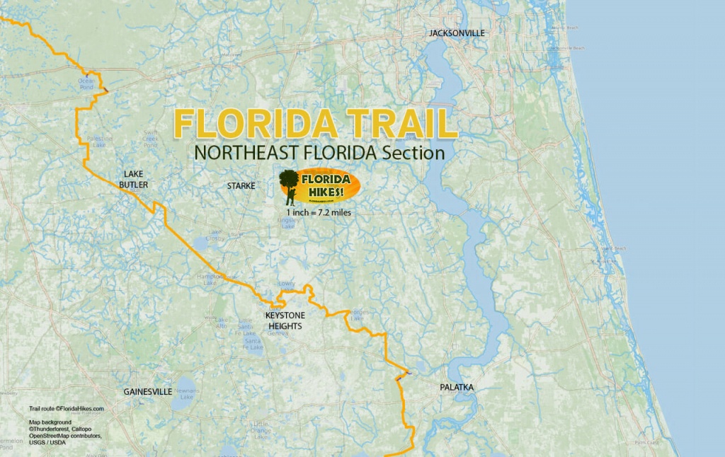 Florida Outdoor Recreation Maps | Florida Hikes! - Florida Hikes Map