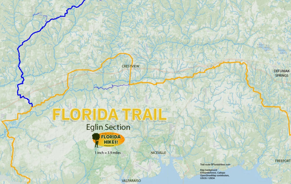Florida Outdoor Recreation Maps | Florida Hikes! - Florida Hiking Trails Map