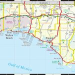 Florida Panhandle Map   Map Of Florida Panhandle Beach Towns