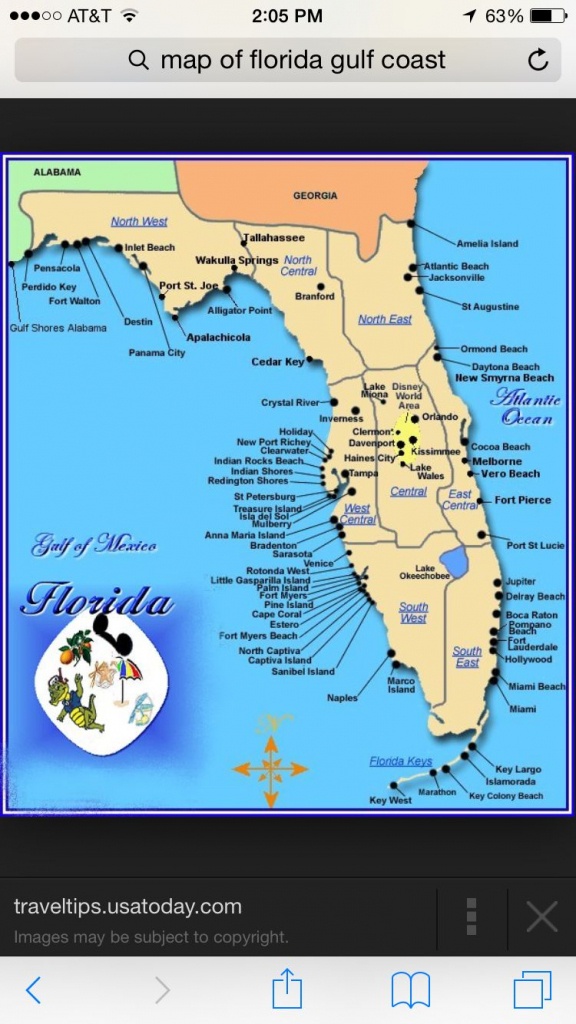 Florida | Places I Want To Visit | Map Of Florida Gulf, Florida Gulf - Florida Gulf Coast Beaches Map
