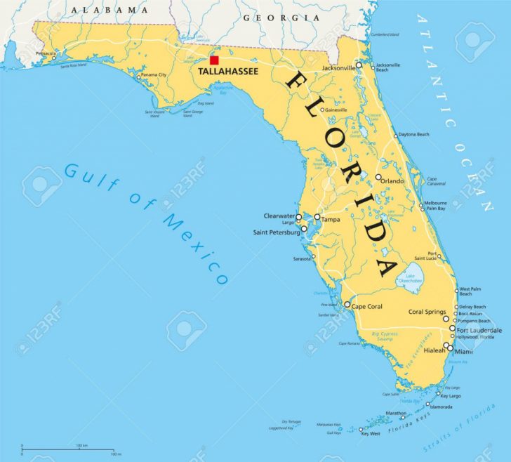 Florida Lakes Map