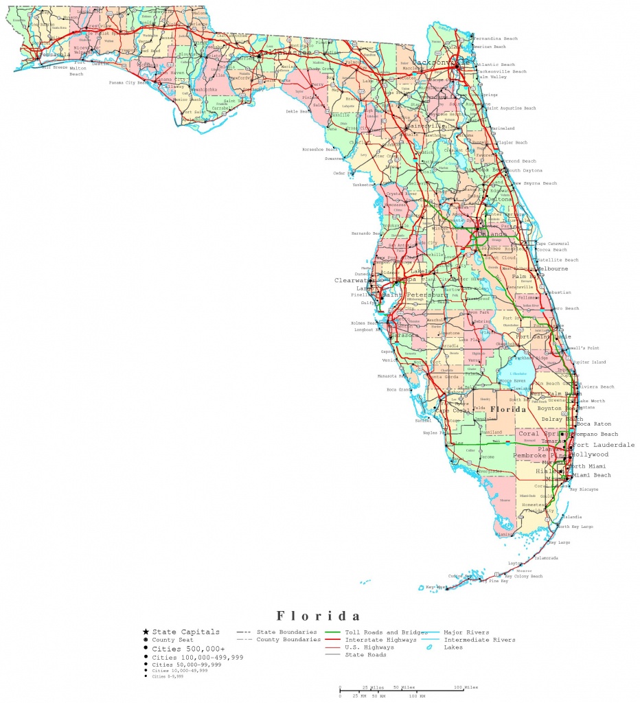 Florida Printable Map - Florida Map Outline Printable