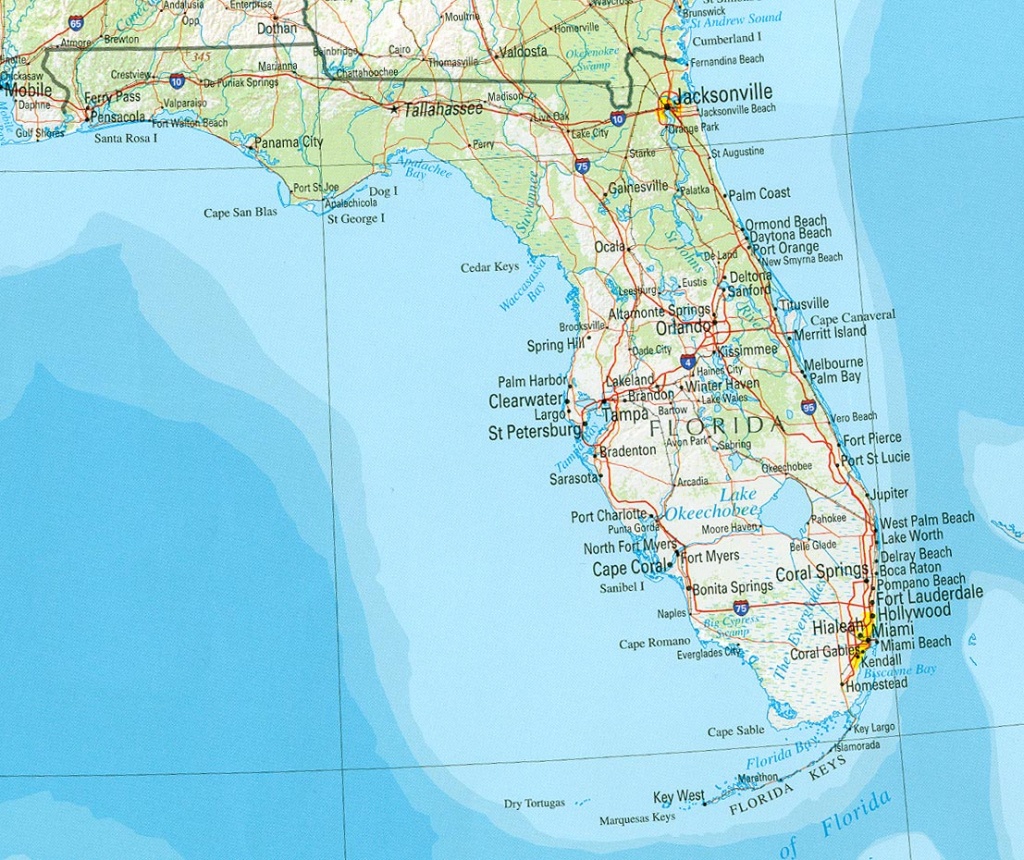 Florida Reference Map - Del Ray Florida Map