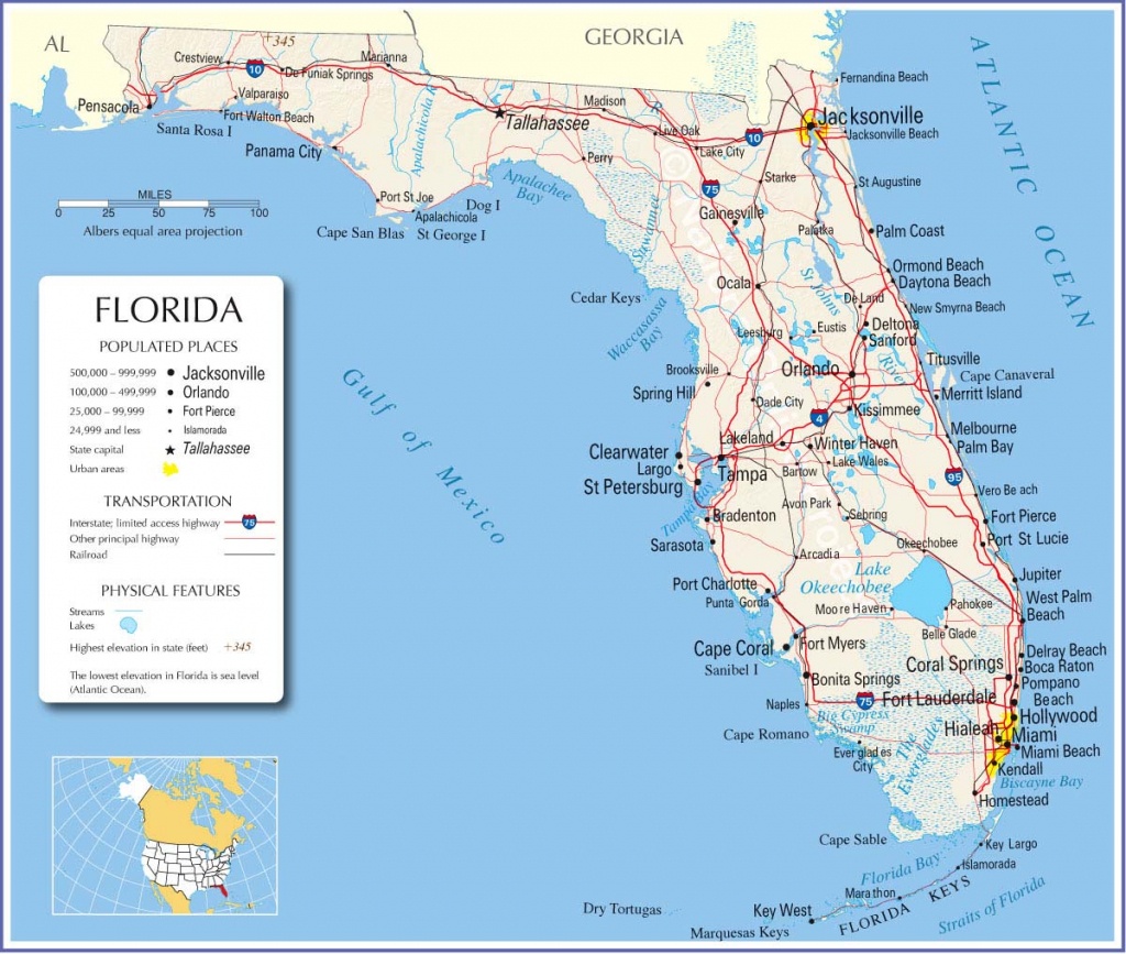 Florida Road Map Google And Travel Information | Download Free - Florida Road Map Google