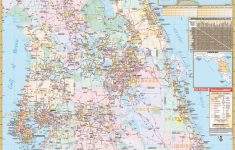 Florida State Central Wall Map – Kappa Map Group - Florida Wall Map