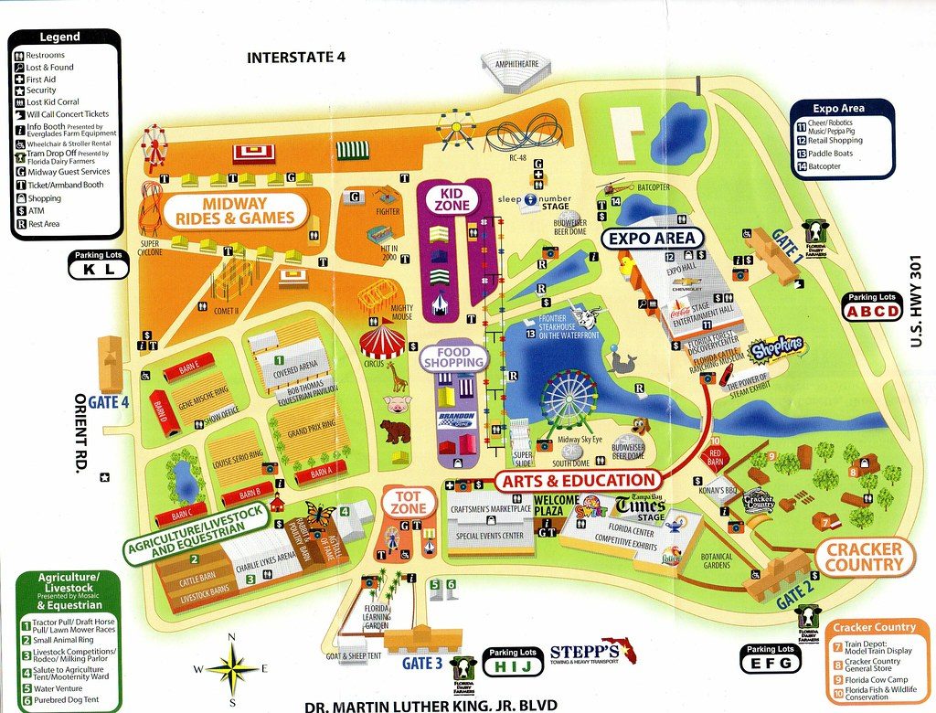 Florida State Fairgrounds Map Station Map Florida State Fairgrounds