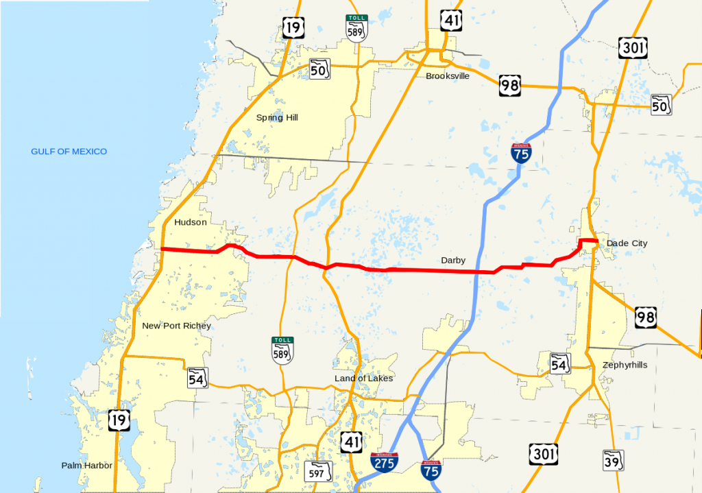 Florida State Road 52 - Wikipedia - Hudson Florida Map