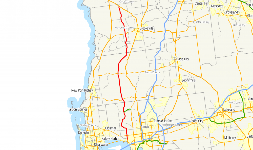 Florida State Road 589 - Wikipedia - Road Map Of Lake County Florida