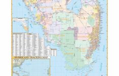 Florida State Southern Region Wall Map - The Map Shop - Florida Wall Map