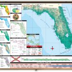 Florida State Thematic Classroom Map On Spring Roller From Kappa Map   Florida Wetlands Map