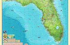 Florida Wall Map - The Map Shop - Florida Wall Map